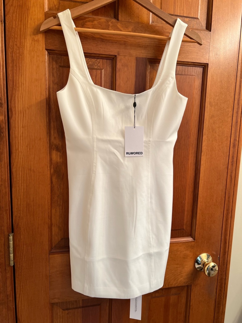 NWT Rumored Size 4 White Mini Dress
